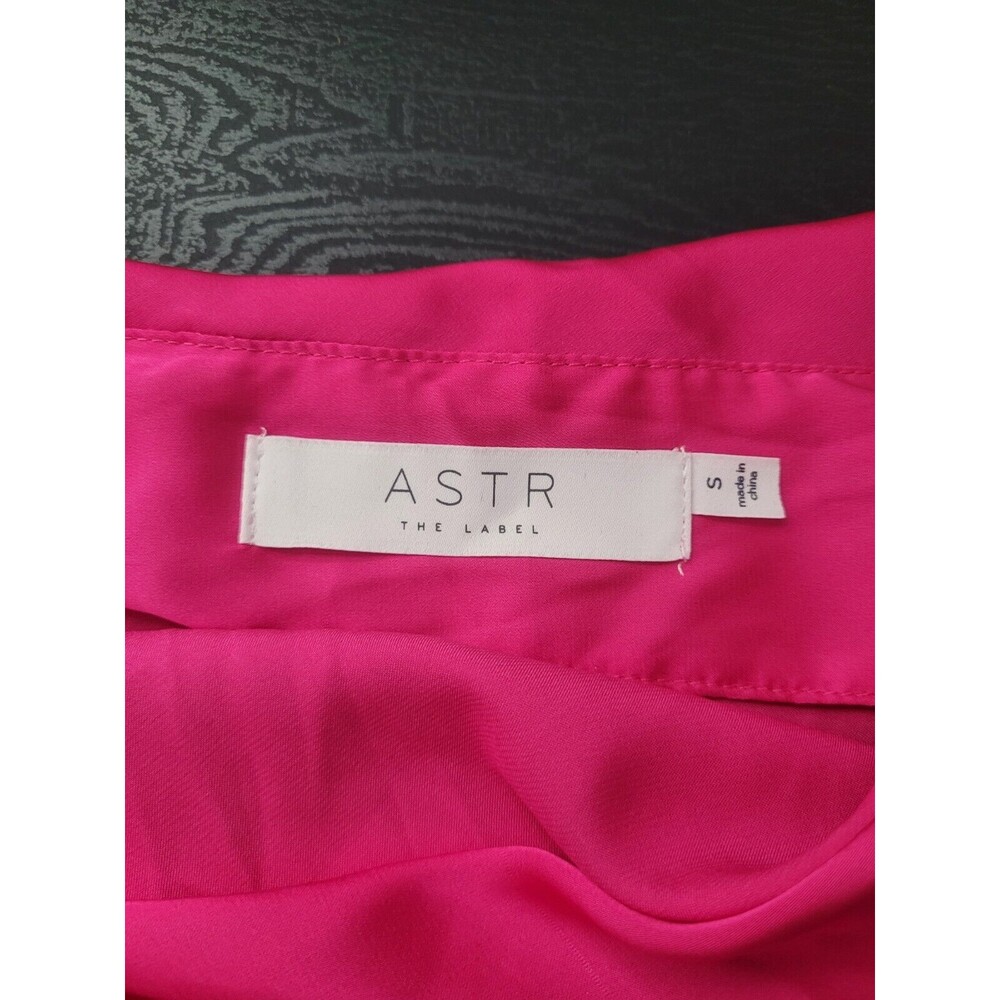Astr The Label Ceres Satin Fuchsia Off The Should… - image 6